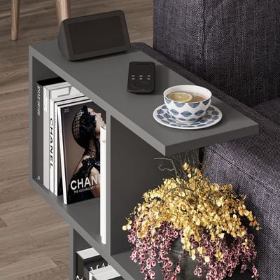 Mourah Homemania Side Table - Anthracite  - 2 Years Warranty