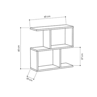 Mourah Homemania Side Table - Anthracite  - 2 Years Warranty