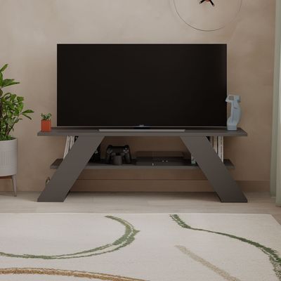 Mourah Farfalla Tv Stand Up To 50 Inches With Storage - Anthracite - 2 Years Warranty