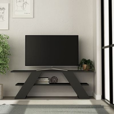 Mourah Farfalla Tv Stand Up To 50 Inches With Storage - Anthracite - 2 Years Warranty