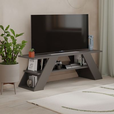 Mourah Farfalla Tv Stand Up To 50 Inches With Storage - Anthracite - 2 Years Warranty