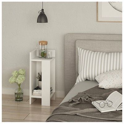 Elos Nightstand Left Module - White  - 2 Years Warranty