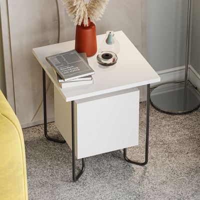 Mourah Acres Nightstand - White  - 2 Years Warranty