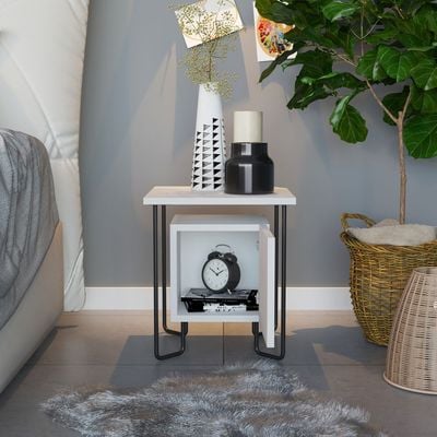 Mourah Acres Nightstand - White  - 2 Years Warranty