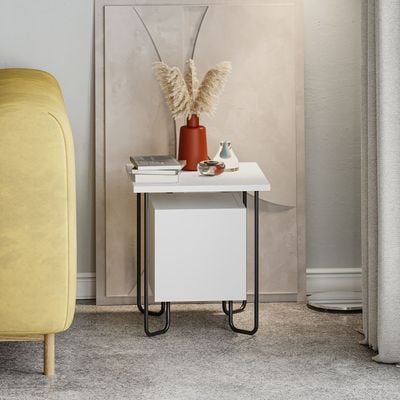 Mourah Acres Nightstand - White  - 2 Years Warranty