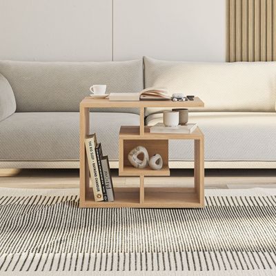 Labirent End Table - Oak  - 2 Years Warranty