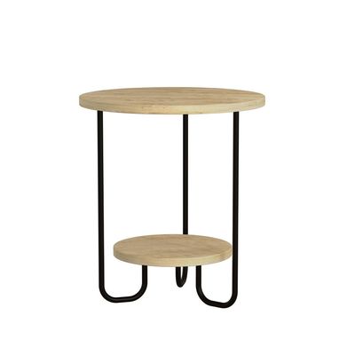 Mourah Corro End Table - Oak  - 2 Years Warranty