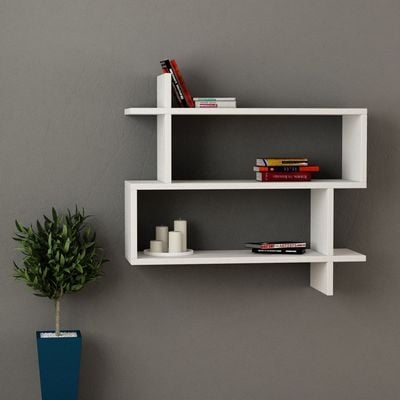 Paralel Wall Shelf - White - 2 Years Warranty