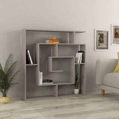 Mourah Labirent Bookcase - Light Mocha - 2 Years Warranty