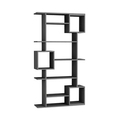 Mourah Soto Bookcase - Anthracite - 2 Years Warranty