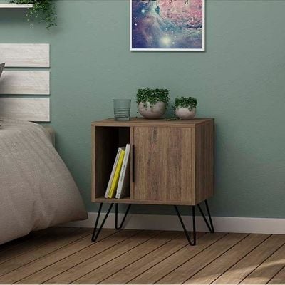 Glynn Nightstand - Dark Oak/Dark Oak - 2 Years Warranty