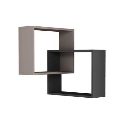 Mourah Ring Corner Shelf - Light Mocha/Anthracite - 2 Years Warranty