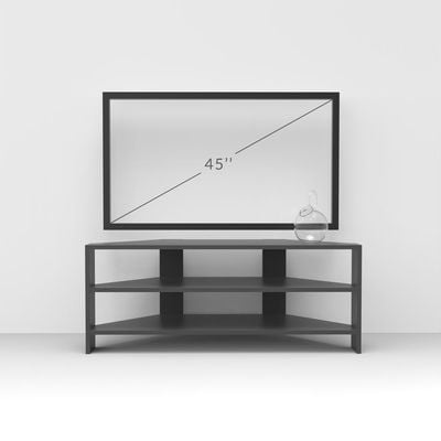 Mourah Thales Tv Stand Up To 43 Inches With Storage - Dark Coffee - 2 Years Warranty