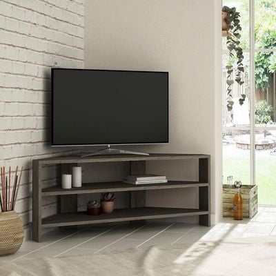 Mourah Thales Tv Stand Up To 43 Inches With Storage - Dark Coffee - 2 Years Warranty