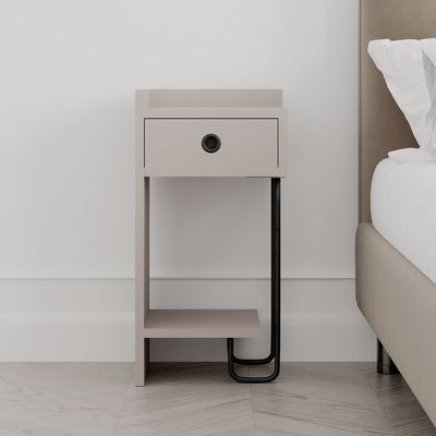 Sirius Nightstand Left Module - Light Mocha - 2 Years Warranty