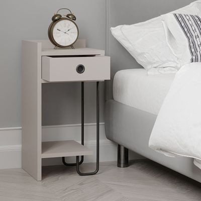 Sirius Nightstand Left Module - Light Mocha - 2 Years Warranty