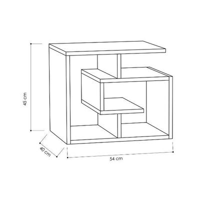 Labirent End Table - Oak  - 2 Years Warranty