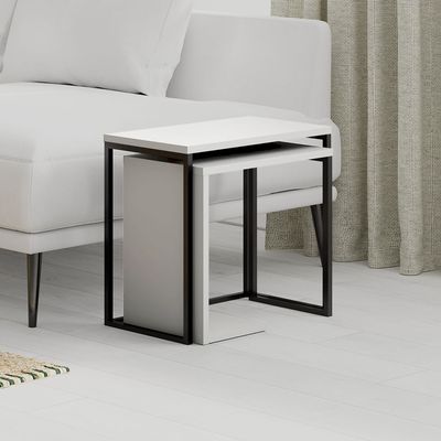 Zigosh End Table - White - 2 Years Warranty