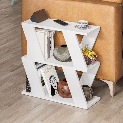 Lazena End Table - White  - 2 Years Warranty