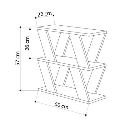 Lazena End Table - White  - 2 Years Warranty