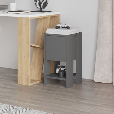 Mourah Ema Nightstand - Anthracite - 2 Years Warranty