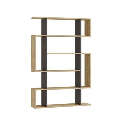 Mito Bookcase - Oak/Anthracite - 2 Years Warranty