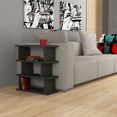 Totem End Table - Anthracite - 2 Years Warranty