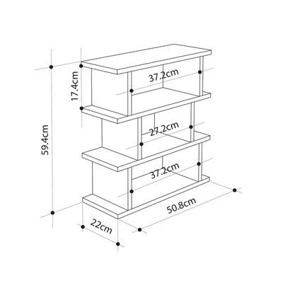 Totem End Table - Anthracite - 2 Years Warranty