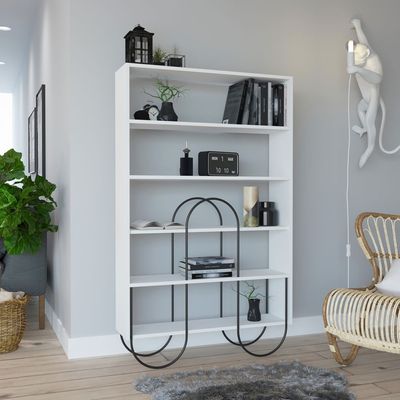 Norfolk Bookcase - White - 2 Years Warranty