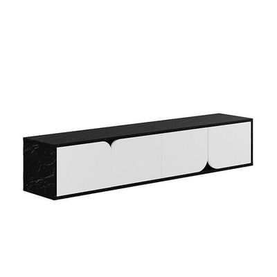 Mourah Spark Tv Stand Up To 70 Inches With Storage - Bendir/White - 2 Years Warranty