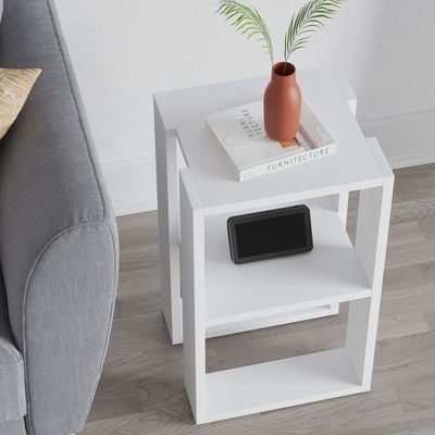 Lonie Nightstand - White  - 2 Years Warranty