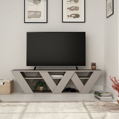 Mourah Ralla Tv Stand Up To 65 Inches With Storage - Light Mocha - 2 Years Warranty