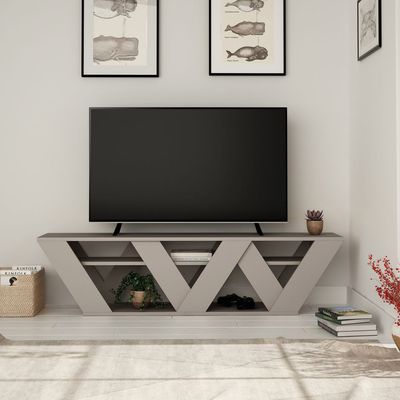 Ralla TV Stand Up To 65 Inches With Storage - Light Mocha - 2 Years Warranty
