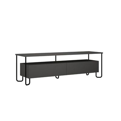 Mourah Cornea Tv Stand Up To 60 Inches With Storage - Anthracite - 2 Years Warranty