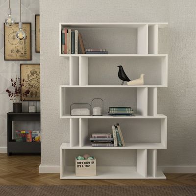 Partiro Bookcase - White - 2 Years Warranty