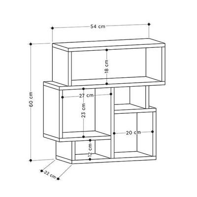 Mourah Karma End Table - Anthracite  - 2 Years Warranty