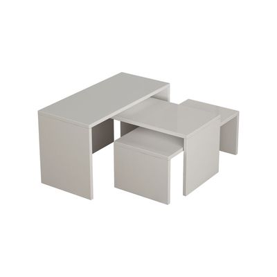 Mourah Kanta Coffee Table - White - 2 Years Warranty