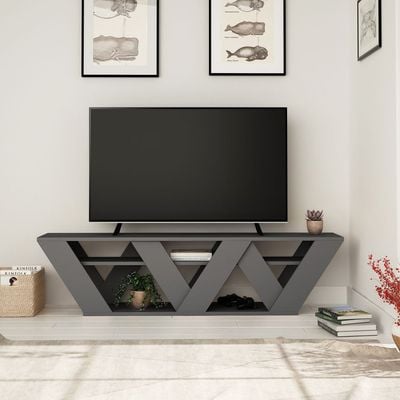 Mourah Ralla Tv Stand Up To 65 Inches With Storage - Anthracite - 2 Years Warranty