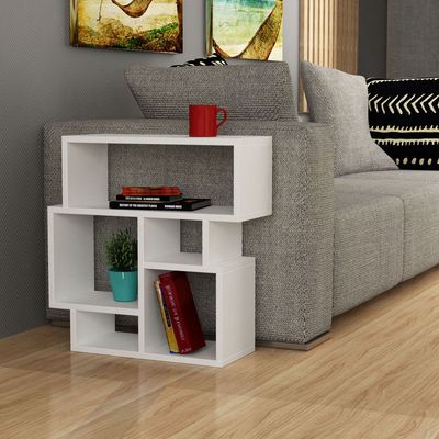 Karma End Table - White  - 2 Years Warranty