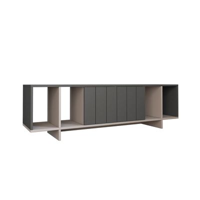 Mourah Zitano Tv Stand Up To 65 Inches With Storage - Anthracite/Light Mocha - 2 Years Warranty