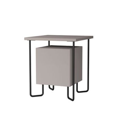 Mourah Acres Nightstand - Light Mocha  - 2 Years Warranty