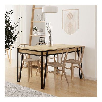 Mourah Pal Dining Table - Oak - 2 Years Warranty