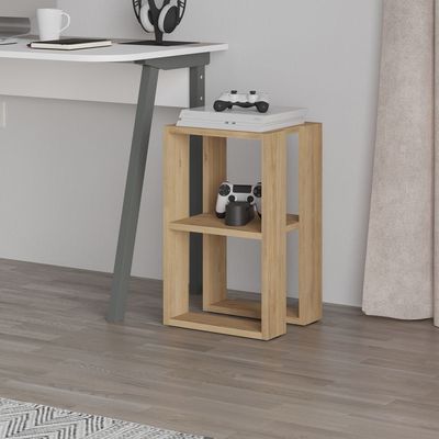 Mourah Lonie Nightstand - Oak  - 2 Years Warranty