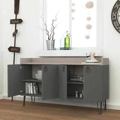 Mourah Dea Console - Anthracite/Light Mocha - 2 Years Warranty