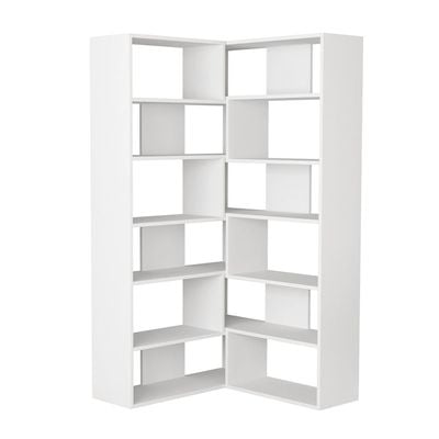 Molly Bookcase No.4 - White - 2 Years Warranty