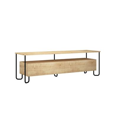 Mourah Cornea Tv Stand Up To 60 Inches With Storage - Oak - 2 Years Warranty