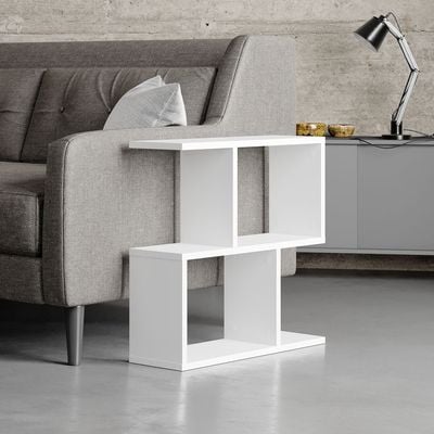 Mourah Homemania End Table - White  - 2 Years Warranty