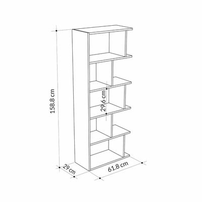 Tapi Bookcase - Oak - 2 Years Warranty