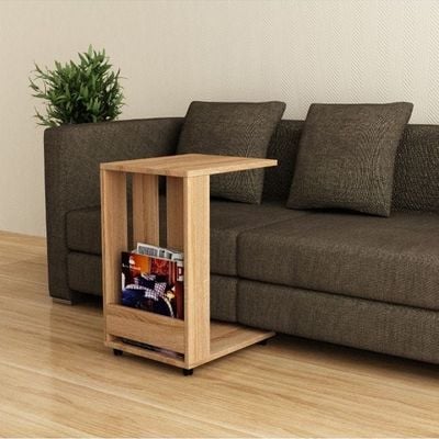 Mourah Edi End Table - Oak  - 2 Years Warranty