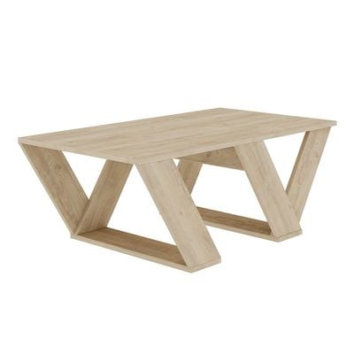 Mourah Pipra Coffee Table - Oak - 2 Years Warranty